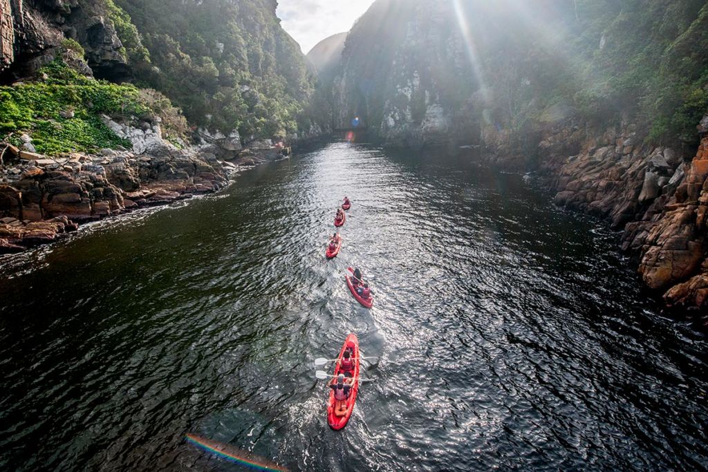 Tsitsikamma, Kayak and Lilo on Storms River