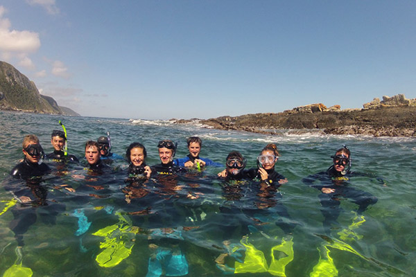 Snorkelling a Storms River Mouth